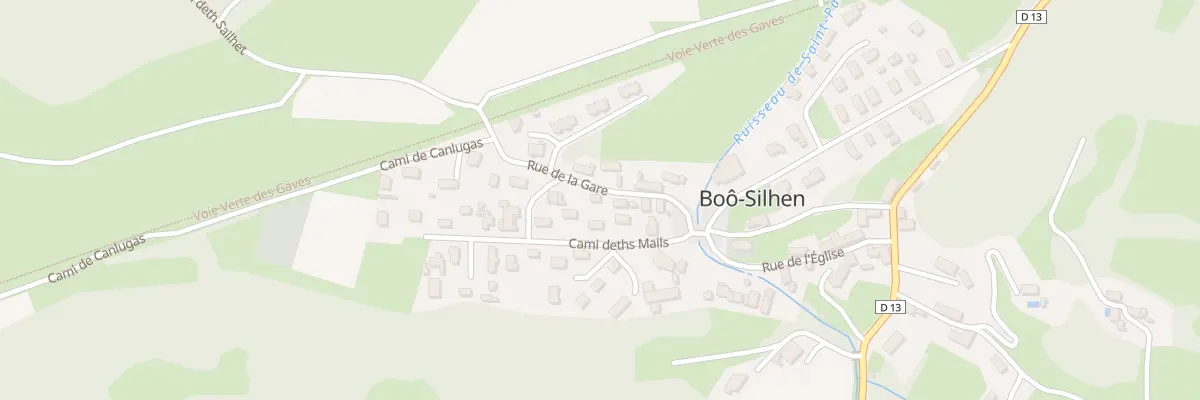 Plan du 9 Rue de la Gare à Boô-Silhen