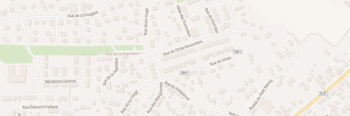 Plan du 6 Rue du Onze Novembre à Mézidon Vallée d’Auge
