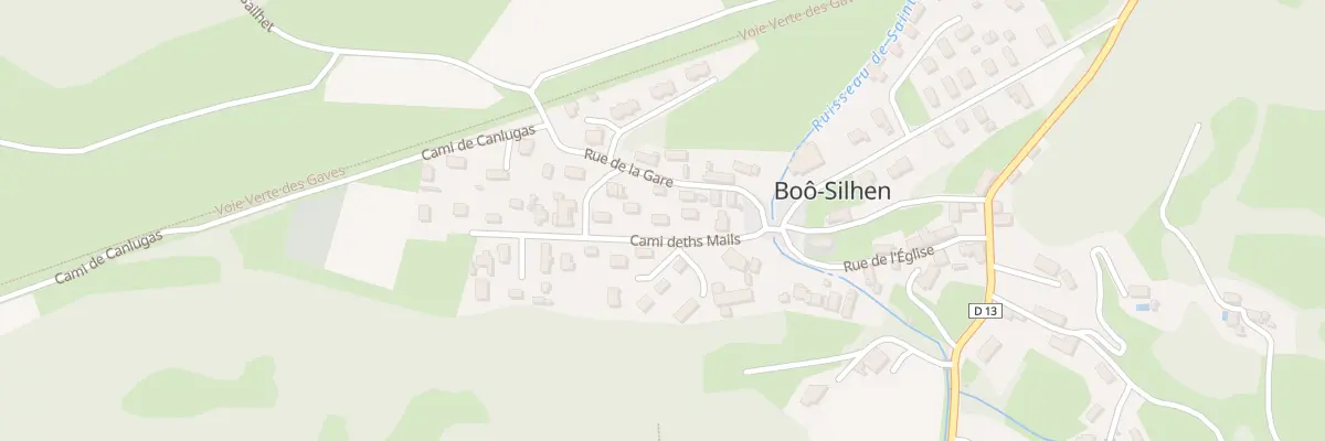 Plan du 4 Cami Deths Mails à Boô-Silhen