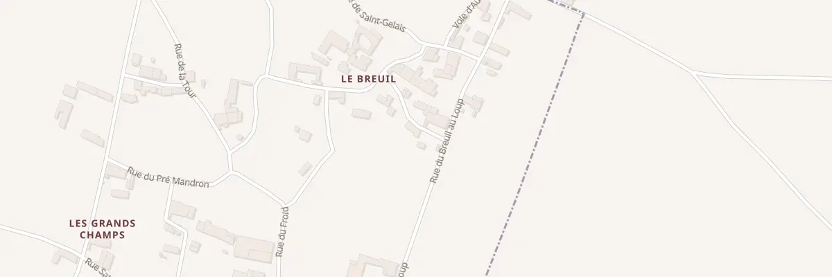Plan du 5136 Le Breuil à Verdille