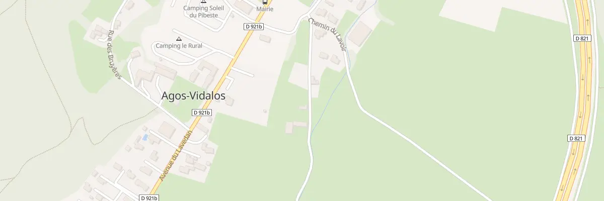 Plan du 5034 Che du Lavoir à Agos-Vidalos
