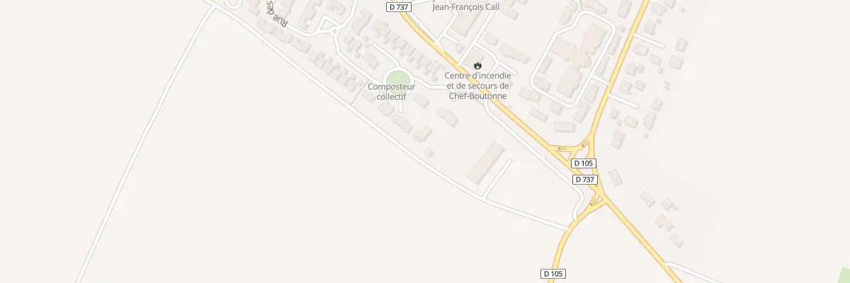 Plan du 6 Les Champs Forts à Chef-Boutonne