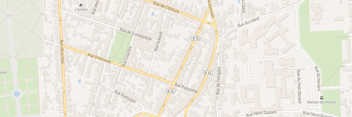 Plan du 45 Rue de la Nation à La Flèche
