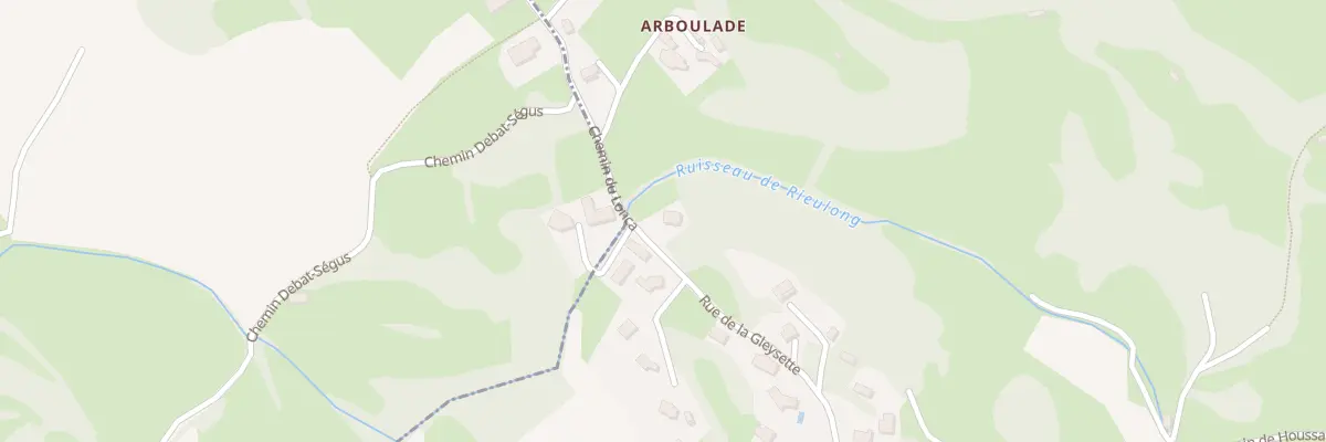 Plan du 6 Che du Lonca à Ossen