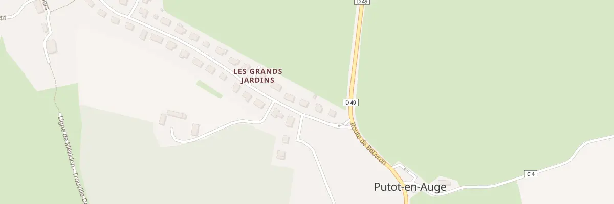 Plan du 21 Rue de la Mairie à Putot-en-Auge