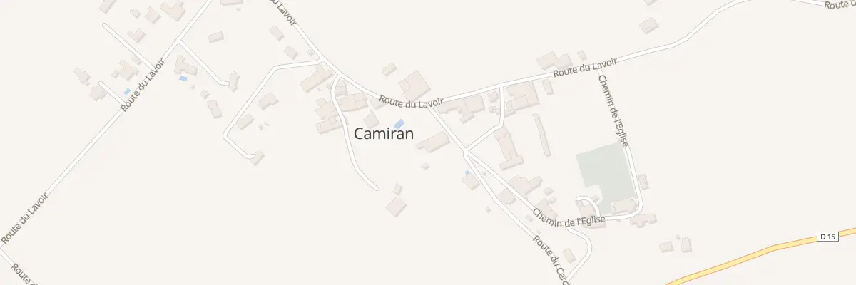 Plan du 35 Le Bourg Nord à Camiran
