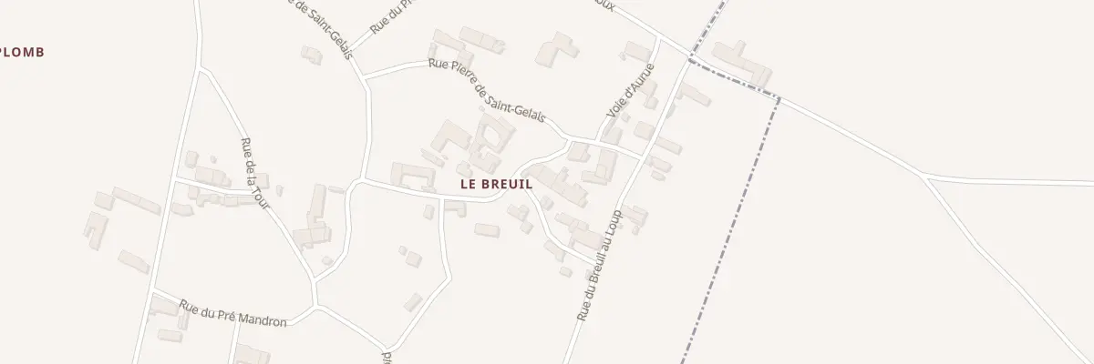 Plan du 8 Rue du Marronnier à Verdille
