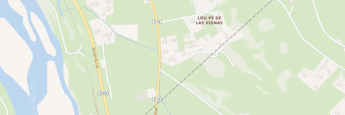 Plan du 105 Cami de Beaucens à Préchac