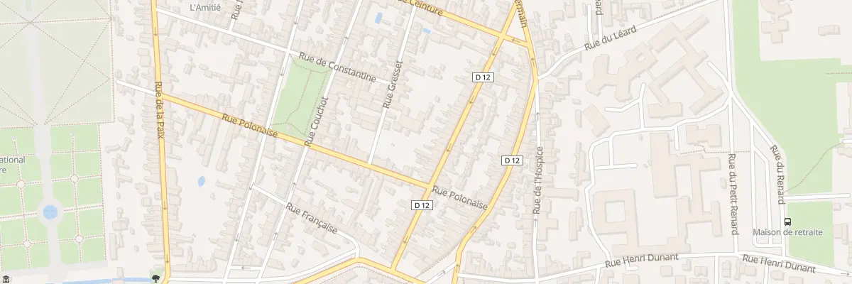 Plan du 39 Rue de la Nation à La Flèche