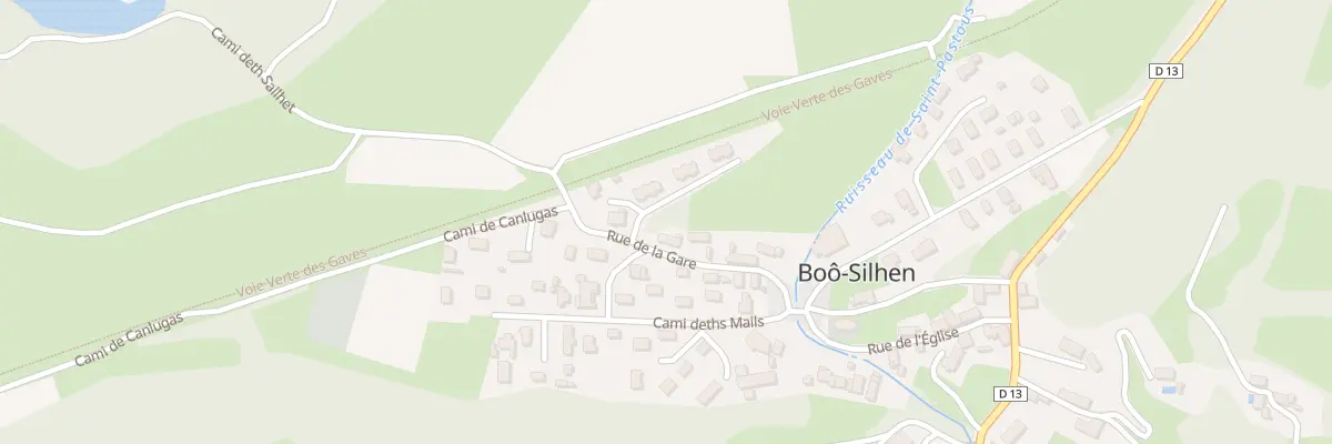 Plan du 8 Rue de la Gare à Boô-Silhen