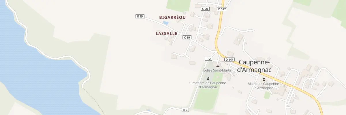 Plan du 5 Rte de Lassalle à Caupenne-d’Armagnac