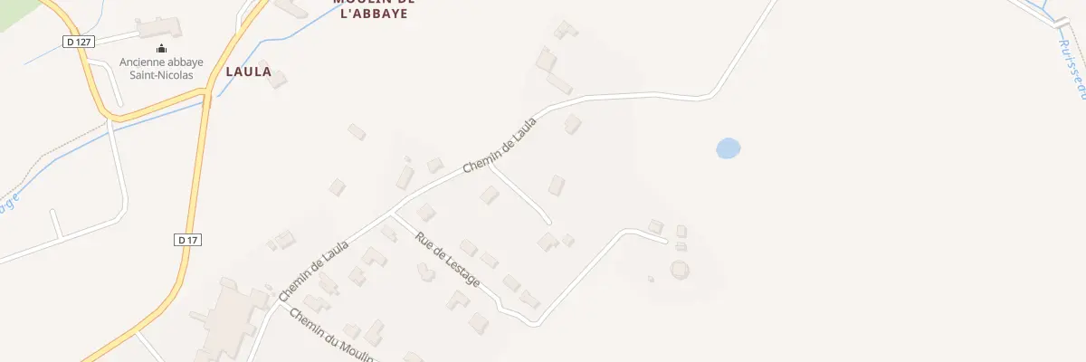 Plan du 14 Che de Laula à Blasimon