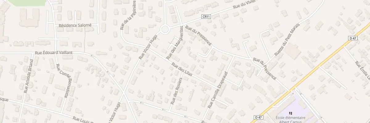Plan du 8 Rue des Lilas à Mézidon Vallée d’Auge