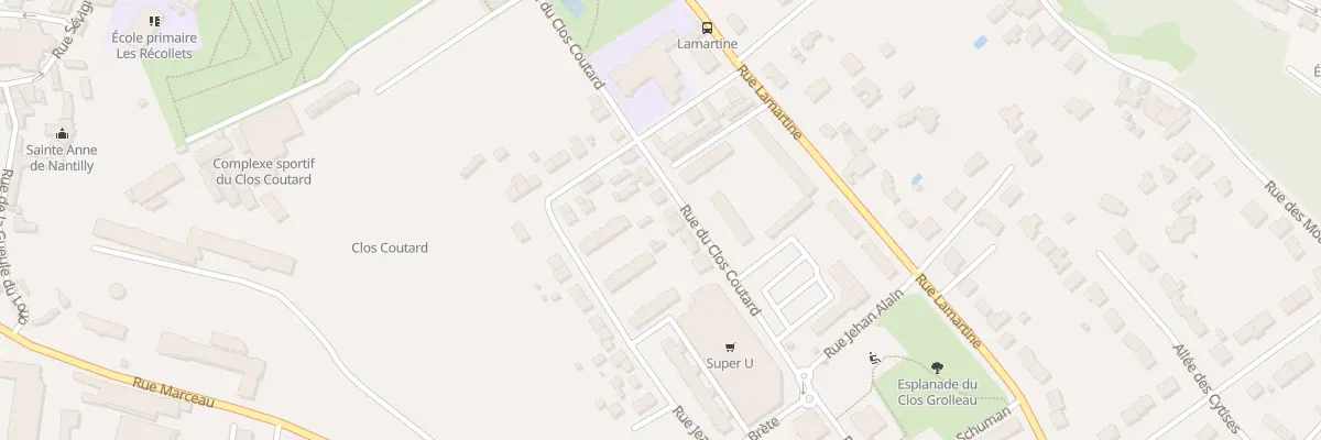 Plan du 319 Rue du Clos Coutard à Saumur