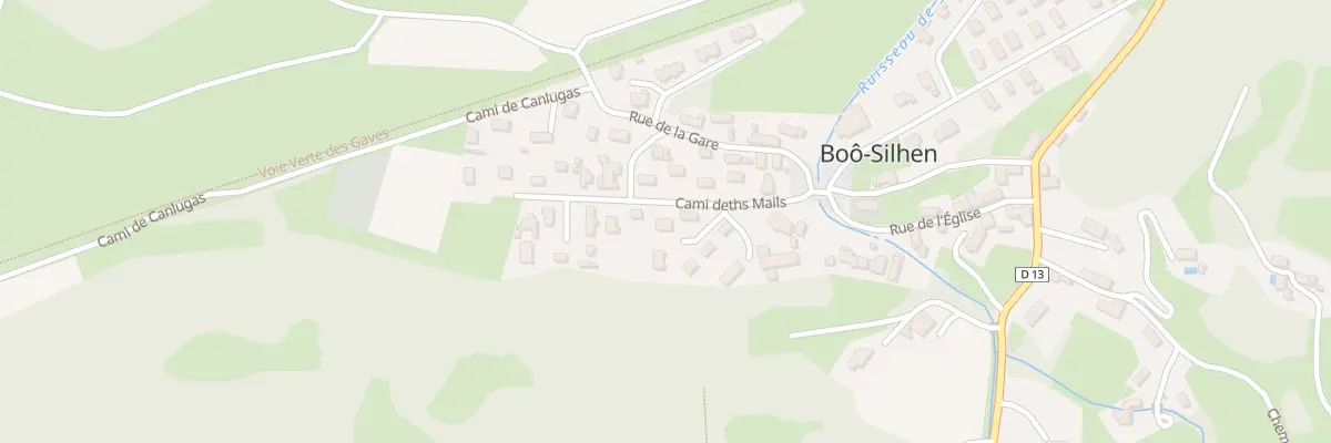 Plan du 5 Cami Deths Mails à Boô-Silhen