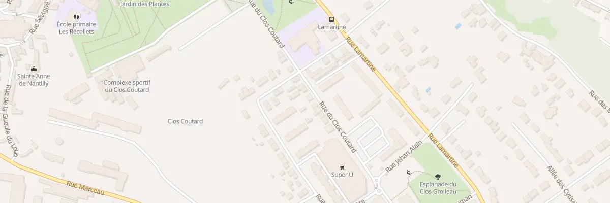 Plan du 329 Rue du Clos Coutard à Saumur