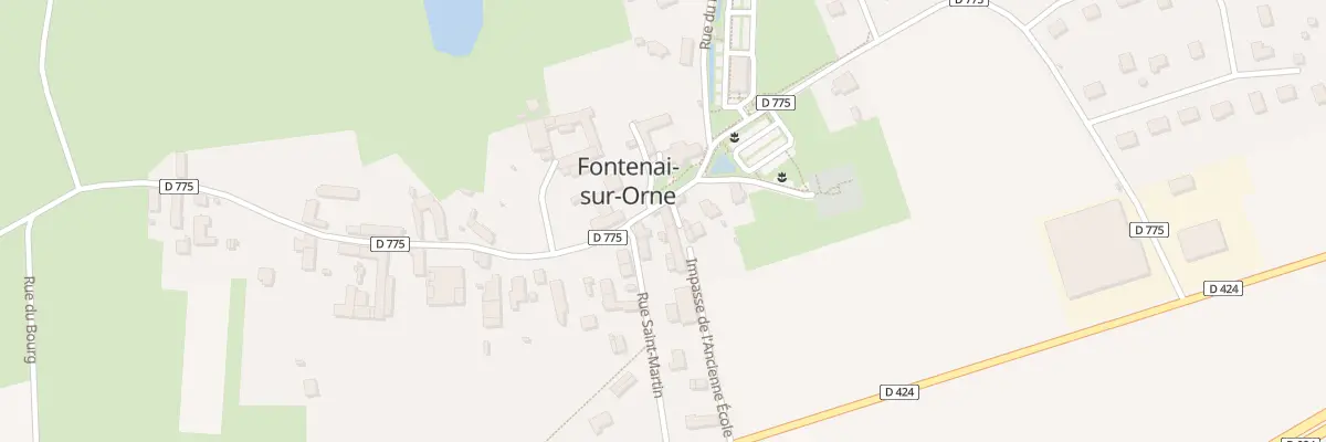 Plan du 52 Le Bourg à Écouché-les-Vallées