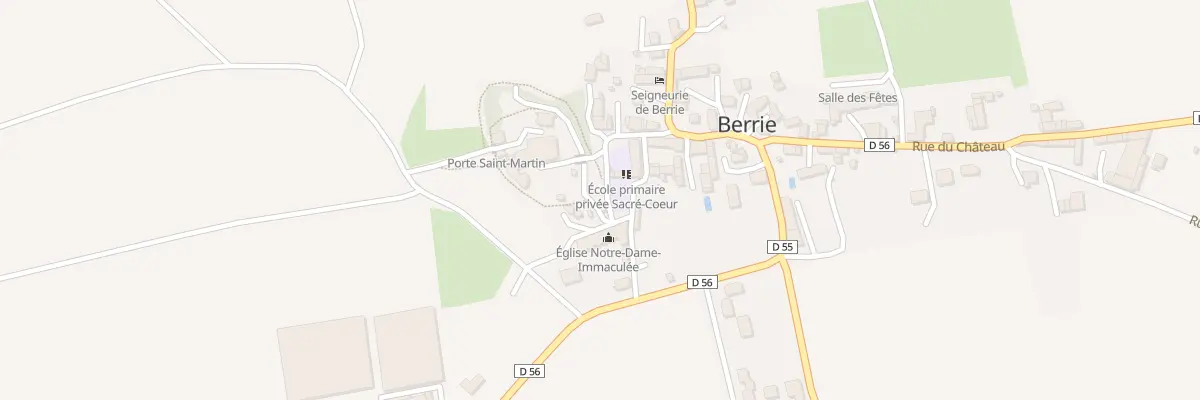 Plan du 4 Rue des Douves à Berrie