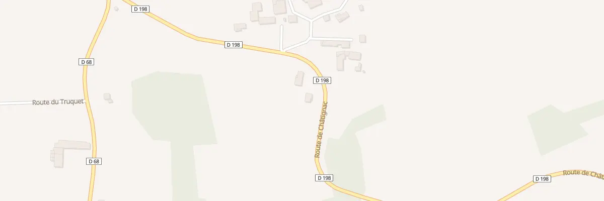 Plan du 426 Rte de Châtignac à Berneuil