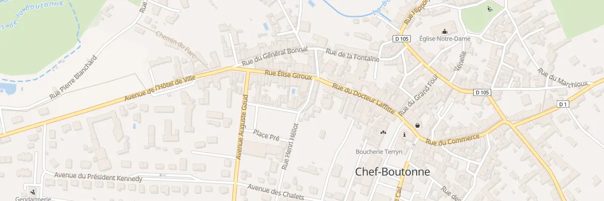 Plan du 8 Rue Henri Héliot à Chef-Boutonne
