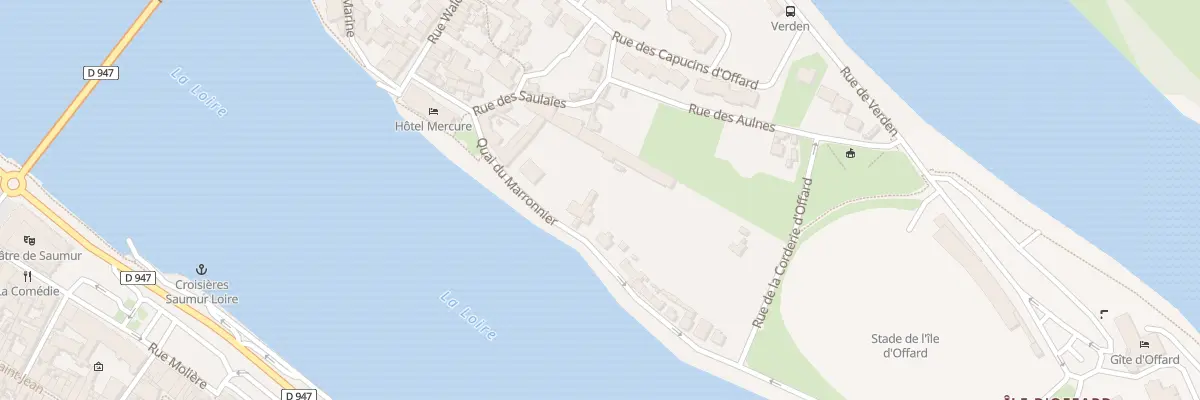 Plan du 10 Quai du Marronnier à Saumur
