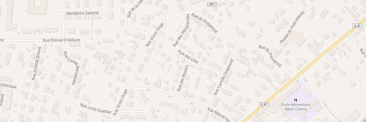 Plan du 9 Rue des Lilas à Mézidon Vallée d’Auge
