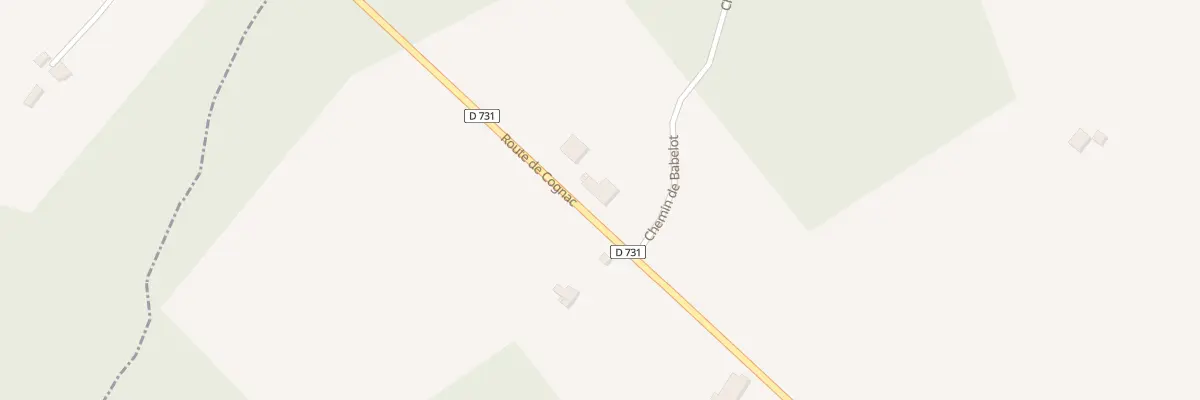 Plan du 10 Rte de Cognac à Passirac