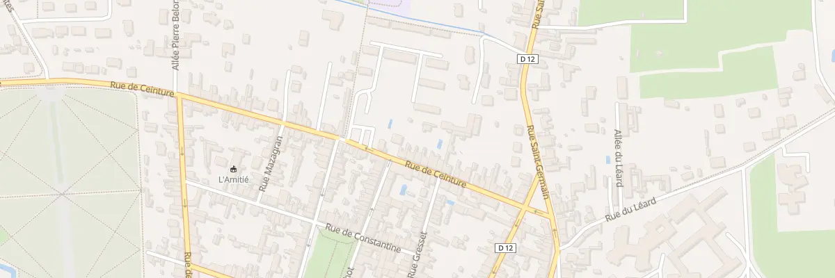 Plan du 36 Rue de Ceinture à La Flèche
