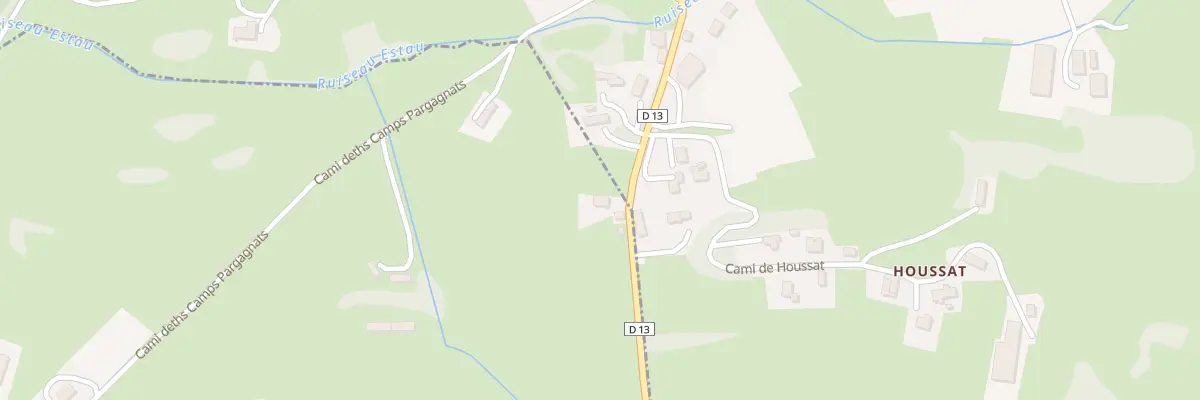 Plan du 2 Cami de Beaucens à Ayros-Arbouix