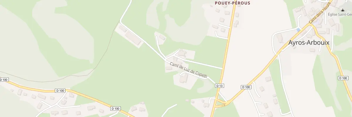 Plan du 6 Cami de Luz de Copeth à Ayros-Arbouix