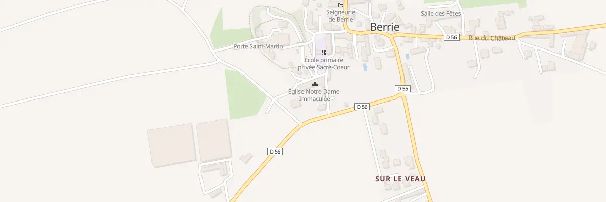 Plan du 5 Rue des Douves à Berrie