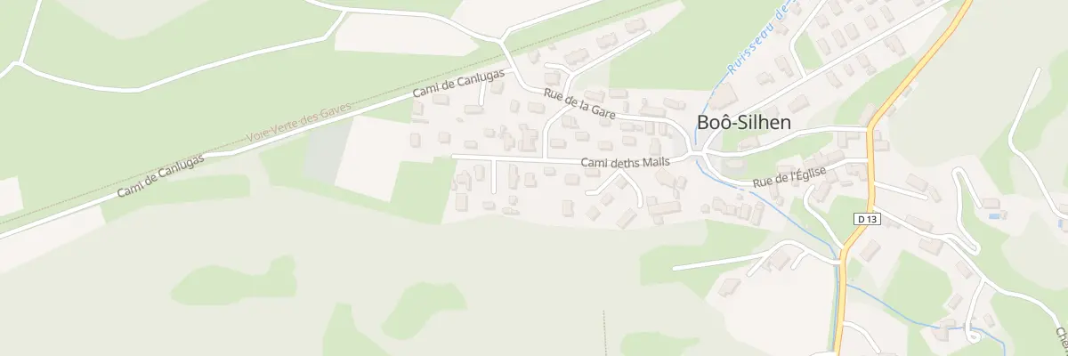 Plan du 9 Cami Deths Mails à Boô-Silhen