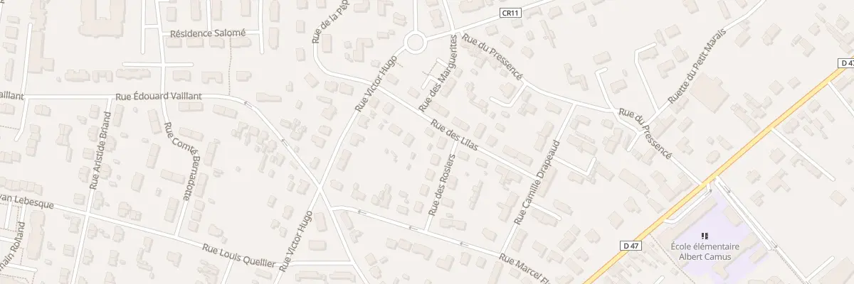 Plan du 7 Rue des Lilas à Mézidon Vallée d’Auge