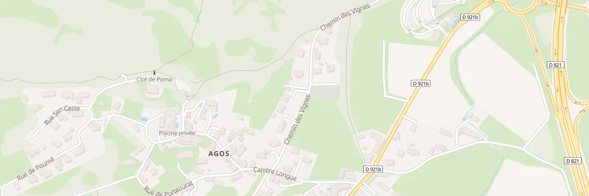 Plan du 7 Che des Vignes à Agos-Vidalos