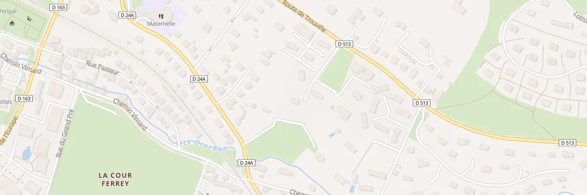 Plan du 6 Les Hauts du Drochon à Houlgate
