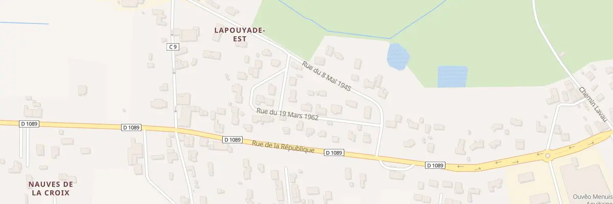 Plan du 7 Rue du 19 Mars 1962 à Saint-Médard-de-Guizières