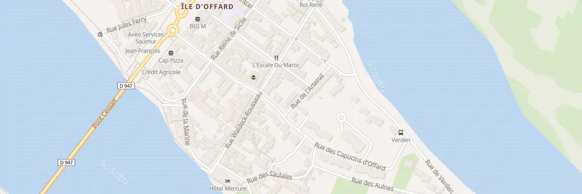 Plan du 3 Rue de l’Arsenal à Saumur