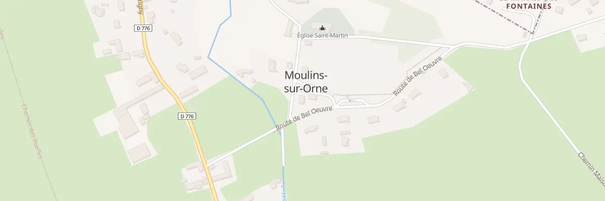 Plan du 2 Rue de l’Houay à Moulins-sur-Orne