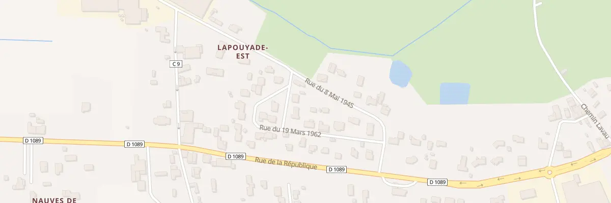 Plan du 11 Rue du 19 Mars 1962 à Saint-Médard-de-Guizières