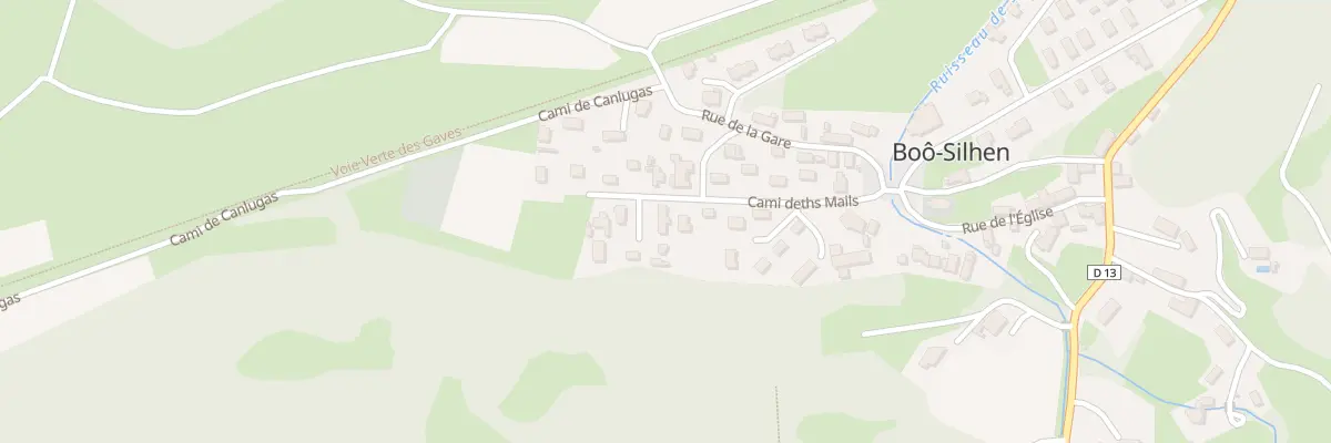 Plan du 11 Cami Deths Mails à Boô-Silhen