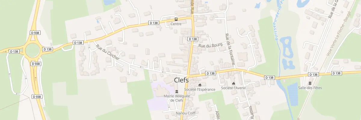 Plan du 16 Grande rue de Clefs à Baugé-en-Anjou