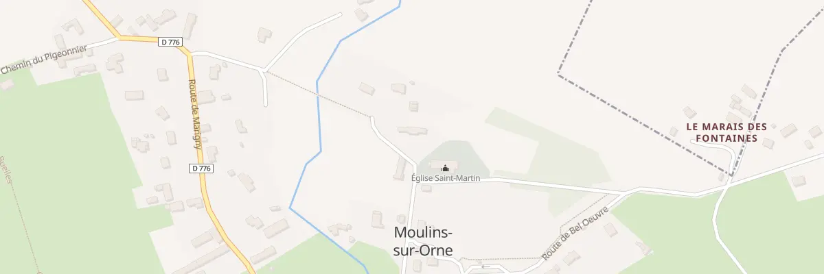 Plan du 10 Rue de l’Houay à Moulins-sur-Orne