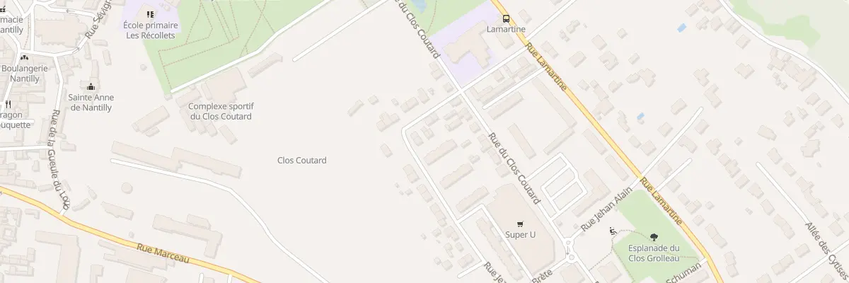 Plan du 280 Rue Jean de la Brète à Saumur