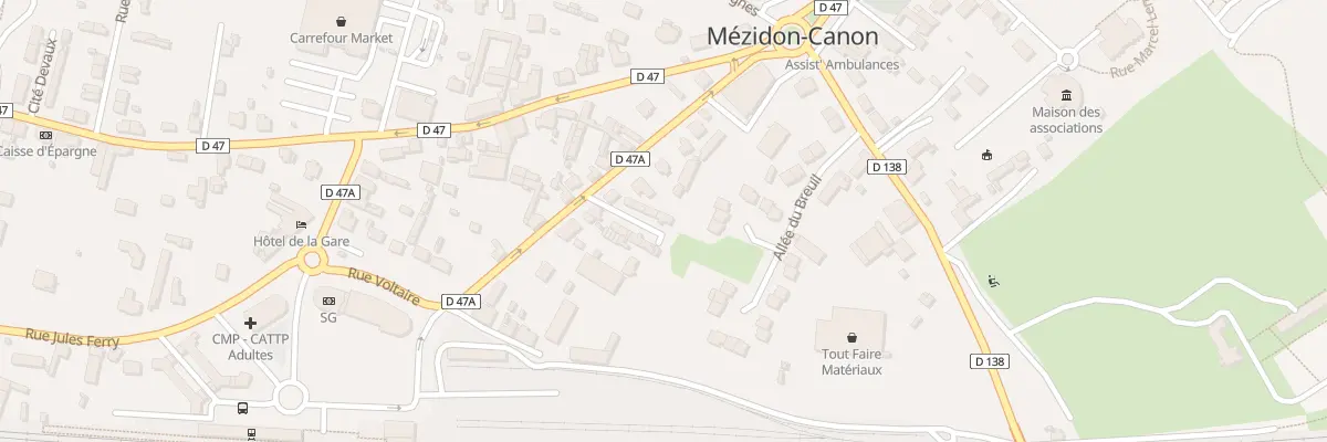 Plan du 8 Rue Cite Vincent à Mézidon Vallée d’Auge