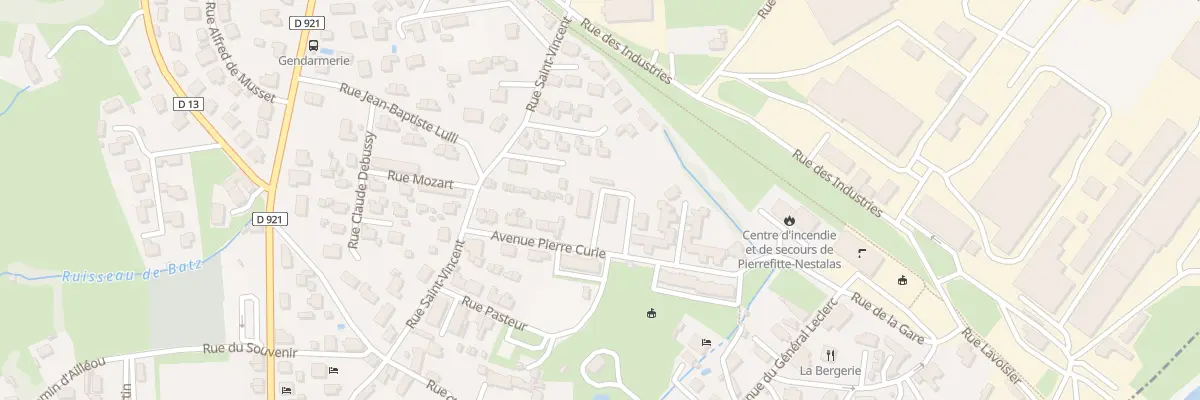 Plan du 10 Av Pierre Curie à Pierrefitte-Nestalas