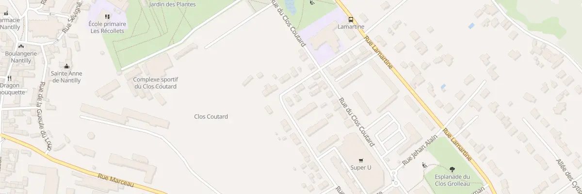 Plan du 284 Rue Jean de la Brète à Saumur