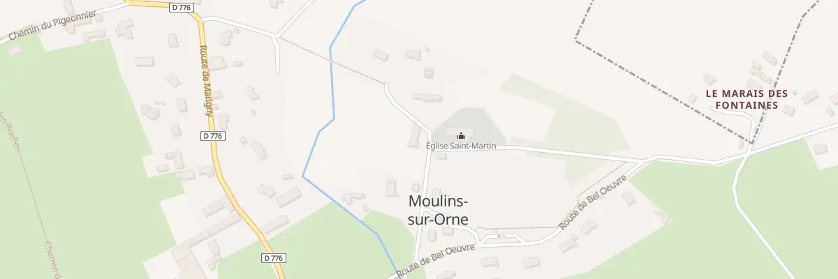 Plan du 5 Rue de l’Houay à Moulins-sur-Orne