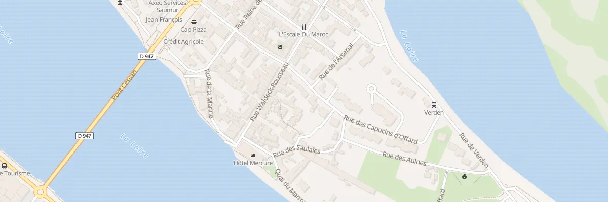 Plan du 1 Rue Paul Bert à Saumur