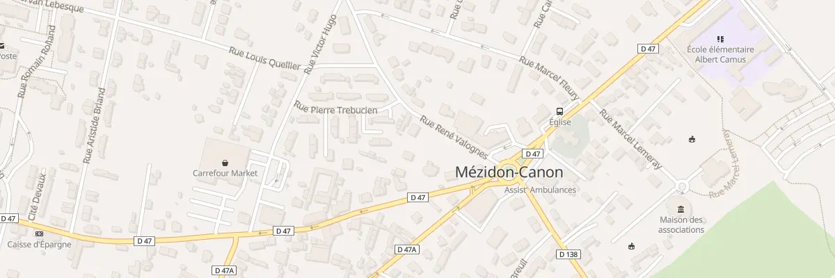Plan du 3 Rue de Valognes à Mézidon Vallée d’Auge