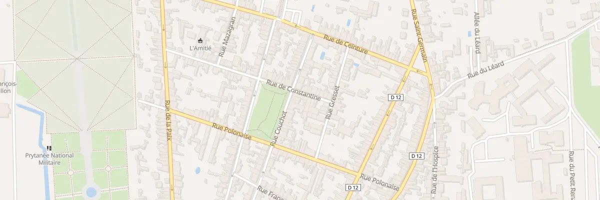 Plan du 40 Rue Couchot à La Flèche